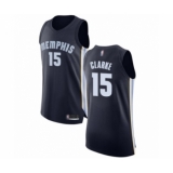 Men's Memphis Grizzlies #15 Brandon Clarke Authentic Navy Blue Basketball Jersey - Icon Edition