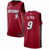 Youth Nike Miami Heat #9 Kelly Olynyk Authentic Red NBA Jersey Statement Edition