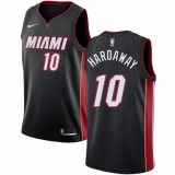 Women's Nike Miami Heat #10 Tim Hardaway Swingman Black Road NBA Jersey - Icon Edition