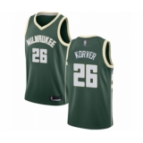 Youth Milwaukee Bucks #26 Kyle Korver Swingman Green Basketball Jersey - Icon Edition