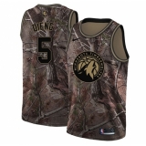Youth Nike Minnesota Timberwolves #5 Gorgui Dieng Swingman Camo Realtree Collection NBA Jersey