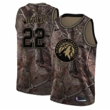 Men's Nike Minnesota Timberwolves #22 Andrew Wiggins Swingman Camo Realtree Collection NBA Jersey
