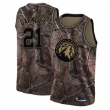 Men's Nike Minnesota Timberwolves #21 Kevin Garnett Swingman Camo Realtree Collection NBA Jersey