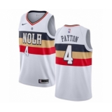 Youth Nike New Orleans Pelicans #4 Elfrid Payton White Swingman Jersey - Earned Edition