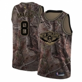 Youth Nike New Orleans Pelicans #8 Jahlil Okafor Swingman Camo Realtree Collection NBA Jersey