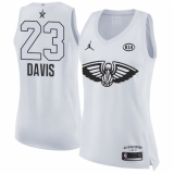 Women's Nike Jordan New Orleans Pelicans #23 Anthony Davis Swingman White 2018 All-Star Game NBA Jersey