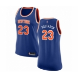 Women's New York Knicks #23 Mitchell Robinson Swingman Royal Blue Basketball Jersey - Icon Edition