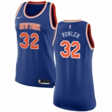 Women's Nike New York Knicks #32 Noah Vonleh Swingman Royal Blue NBA Jersey - Icon Edition