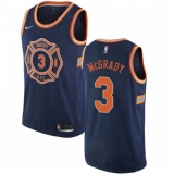 Youth Nike New York Knicks #3 Tracy McGrady Swingman Navy Blue NBA Jersey - City Edition