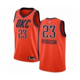 Women's Nike Oklahoma City Thunder #23 Terrance Ferguson Orange Swingman Jersey - Earned Edition