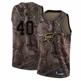 Women's Nike Oklahoma City Thunder #40 Shawn Kemp Swingman Camo Realtree Collection NBA Jersey