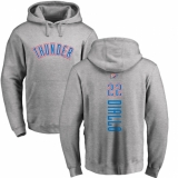 NBA Nike Oklahoma City Thunder #22 Hamidou Diallo Ash Backer Pullover Hoodie