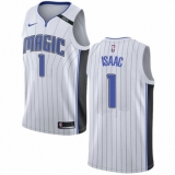 Men's Nike Orlando Magic #1 Jonathan Isaac Authentic NBA Jersey - Association Edition