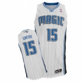 Men's Adidas Orlando Magic #15 Vince Carter Authentic White Home NBA Jersey