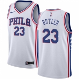 Women's Nike Philadelphia 76ers #23 Jimmy Butler Swingman White NBA Jersey - Association Edition