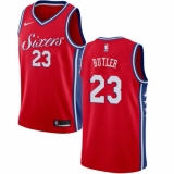 Women's Nike Philadelphia 76ers #23 Jimmy Butler Swingman Red NBA Jersey Statement Edition