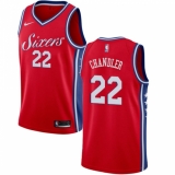 Women's Nike Philadelphia 76ers #22 Wilson Chandler Authentic Red NBA Jersey Statement Edition