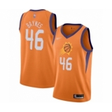 Men's Phoenix Suns #46 Aron Baynes Authentic Orange Finished Basketball Jersey - Statement Edition