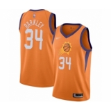 Women's Phoenix Suns #34 Charles Barkley Swingman Orange Finished Basketball Jersey - Statement Edition
