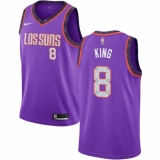 Youth Nike Phoenix Suns #8 George King Swingman Purple NBA Jersey - 2018 19 City Edition