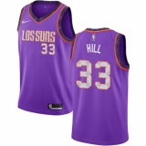 Women's Nike Phoenix Suns #33 Grant Hill Swingman Purple NBA Jersey - 2018 19 City Edition
