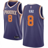 Youth Nike Phoenix Suns #8 George King Swingman Purple NBA Jersey - Icon Edition