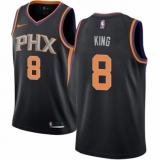 Men's Nike Phoenix Suns #8 George King Authentic Black NBA Jersey Statement Edition