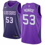 Men's Nike Phoenix Suns #13 Steve Nash Authentic Purple NBA Jersey - City Edition