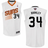 Youth Adidas Phoenix Suns #34 Charles Barkley Authentic White Home NBA Jersey