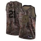 Youth Nike Portland Trail Blazers #21 Noah Vonleh Swingman Camo Realtree Collection NBA Jersey