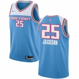 Women's Nike Sacramento Kings #25 Justin Jackson Swingman Blue NBA Jersey - 2018 19 City Edition