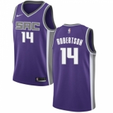 Youth Nike Sacramento Kings #14 Oscar Robertson Authentic Purple Road NBA Jersey - Icon Edition