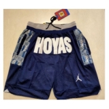 Men's Georgetown Hoyas Navy Blue College Just Don Shorts Swingman Shorts