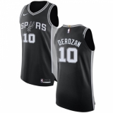 Youth Nike San Antonio Spurs #10 DeMar DeRozan Swingman Black NBA Jersey - Icon Edition
