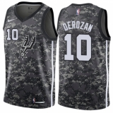 Men's Nike San Antonio Spurs #10 DeMar DeRozan Swingman Camo NBA Jersey - City Edition