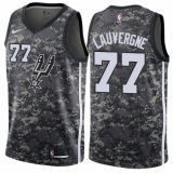 Women's Nike San Antonio Spurs #77 Joffrey Lauvergne Swingman Camo NBA Jersey - City Edition