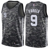 Men's Nike San Antonio Spurs #9 Tony Parker Authentic Camo NBA Jersey - City Edition