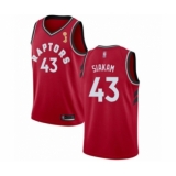 Youth Toronto Raptors #43 Pascal Siakam Swingman Red 2019 Basketball Finals Champions Jersey - Icon Edition
