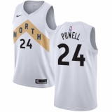 Youth Nike Toronto Raptors #24 Norman Powell Swingman White NBA Jersey - City Edition