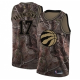 Youth Nike Toronto Raptors #17 Jonas Valanciunas Swingman Camo Realtree Collection NBA Jersey