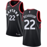 Women's Nike Toronto Raptors #22 Malachi Richardson Swingman Black NBA Jersey Statement Edition