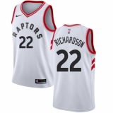 Youth Nike Toronto Raptors #22 Malachi Richardson Swingman White NBA Jersey - Association Edition