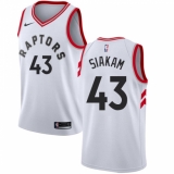 Men's Nike Toronto Raptors #43 Pascal Siakam Authentic White NBA Jersey - Association Edition