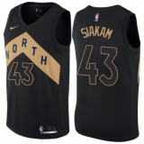 Youth Nike Toronto Raptors #43 Pascal Siakam Swingman Black NBA Jersey - City Edition