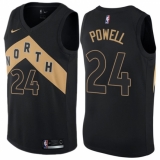Youth Nike Toronto Raptors #24 Norman Powell Swingman Black NBA Jersey - City Edition