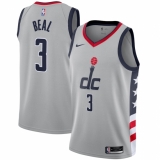 Men's Washington Wizards #3 Bradley Beal Nike Gray 2020-21 Swingman Player Jersey
