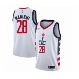 Women's Washington Wizards #28 Ian Mahinmi Swingman White Basketball Jersey - 2019 20 City Edition