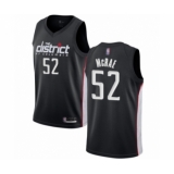 Men's Washington Wizards #52 Jordan McRae Authentic Black Basketball Jersey - City Edition