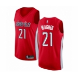 Women's Washington Wizards #21 Moritz Wagner Red Swingman Jersey - Earned Edition