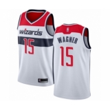 Women's Washington Wizards #15 Moritz Wagner Swingman White Basketball Jersey - Association Edition